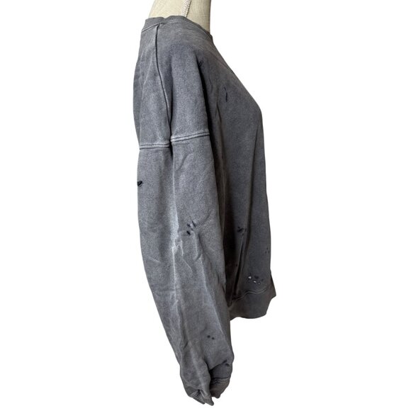 Zara Distressed Gray Sweater L/XL - Picture 5 of 8